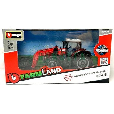 MODELIUKAS TRAKTORIUS SU KRAUTUVU MASSEY FERGUSON 31634 BBURAGO